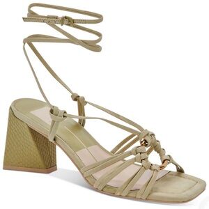 Dolce Vita Green Strap Block Heel